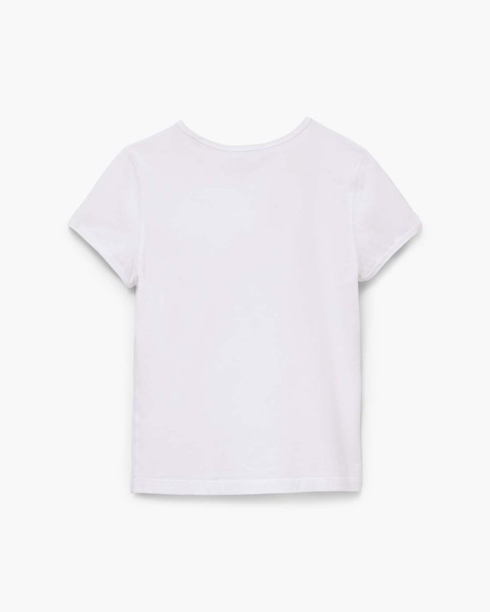 Marc Jacobs Charm Logo Shrunken Tee White READY TO WEAR|NEW ARRIVALS