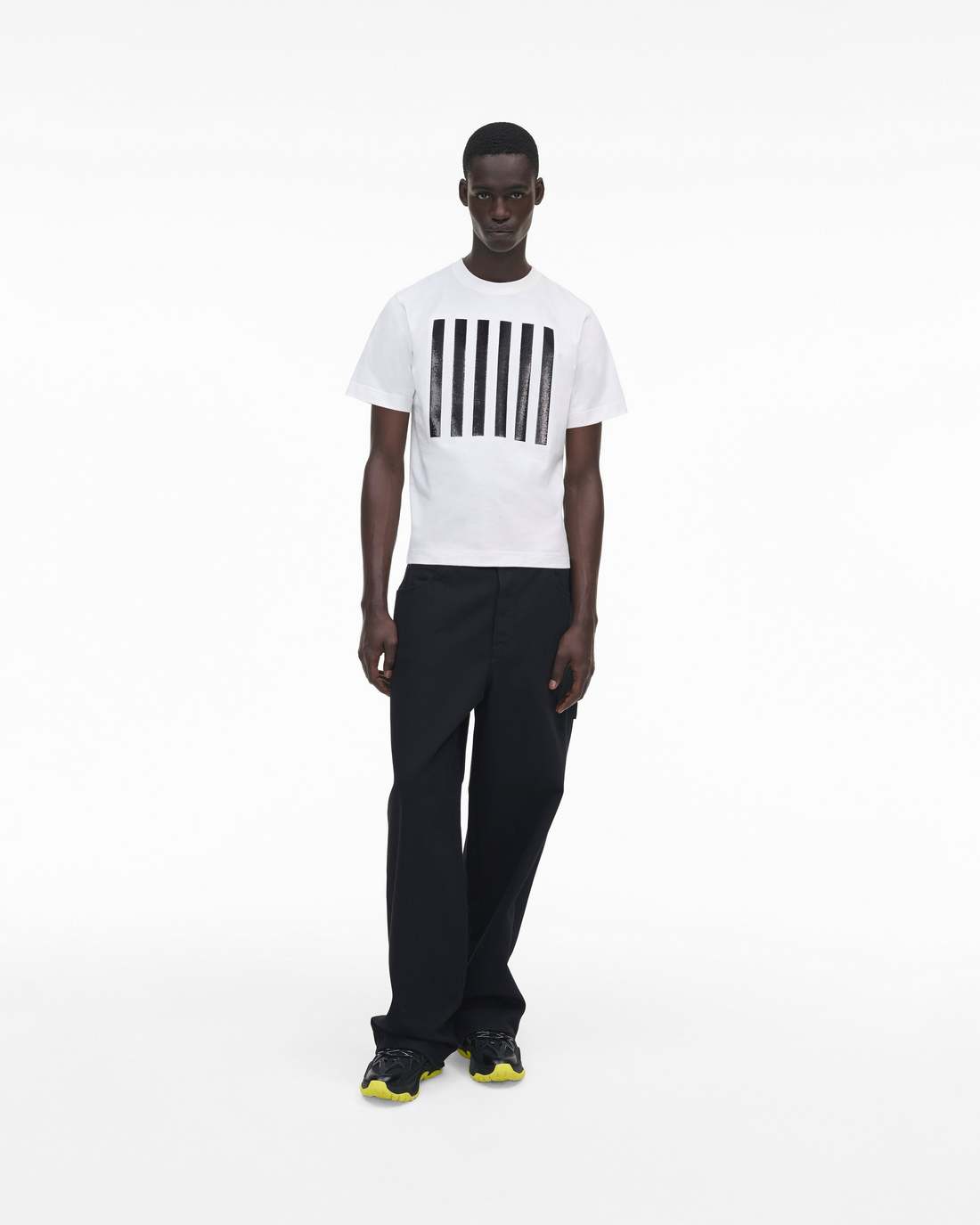 Marc Jacobs The Stripe Box Tee White READY TO WEAR