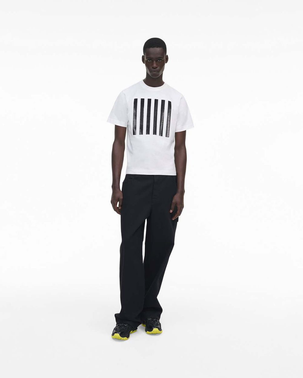 Marc Jacobs The Stripe Box Tee White READY TO WEAR
