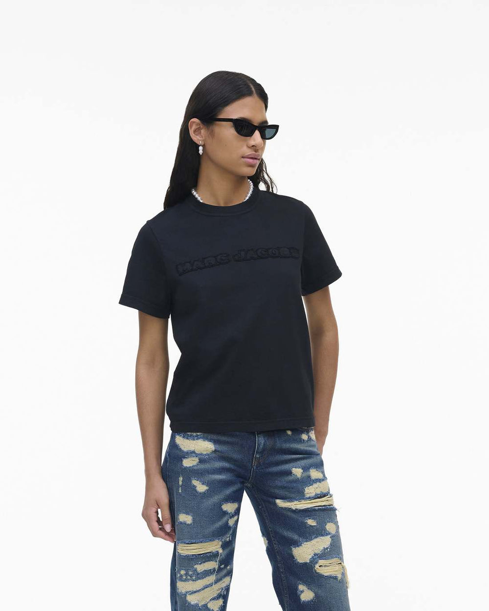 Marc Jacobs The Logo Baby Tee Black READY TO WEAR
