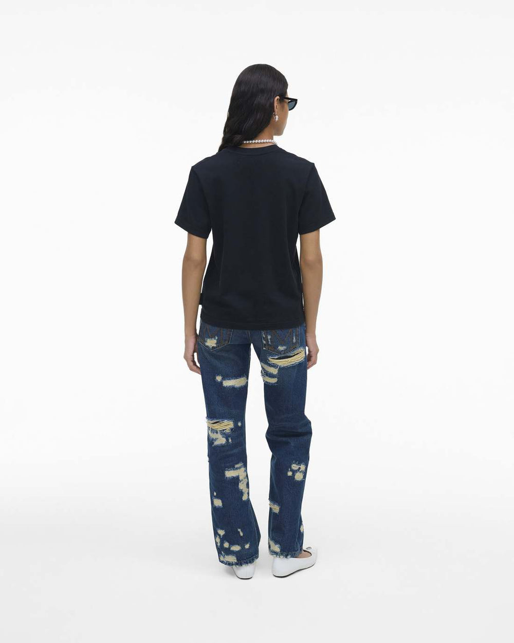 Marc Jacobs The Logo Baby Tee Black READY TO WEAR