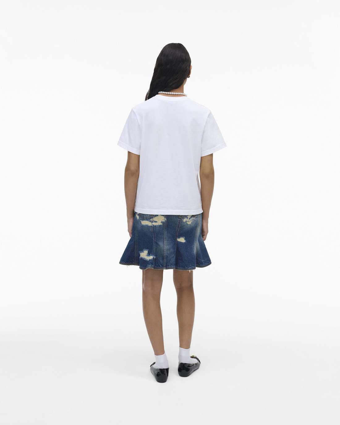 Marc Jacobs The Logo Baby Tee White READY TO WEAR