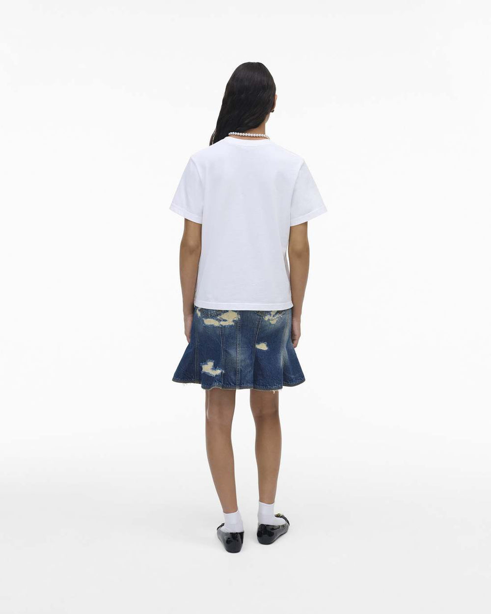 Marc Jacobs The Logo Baby Tee White READY TO WEAR