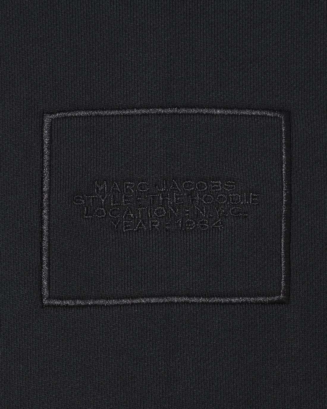 Marc Jacobs The Hoodie Black READY TO WEAR
