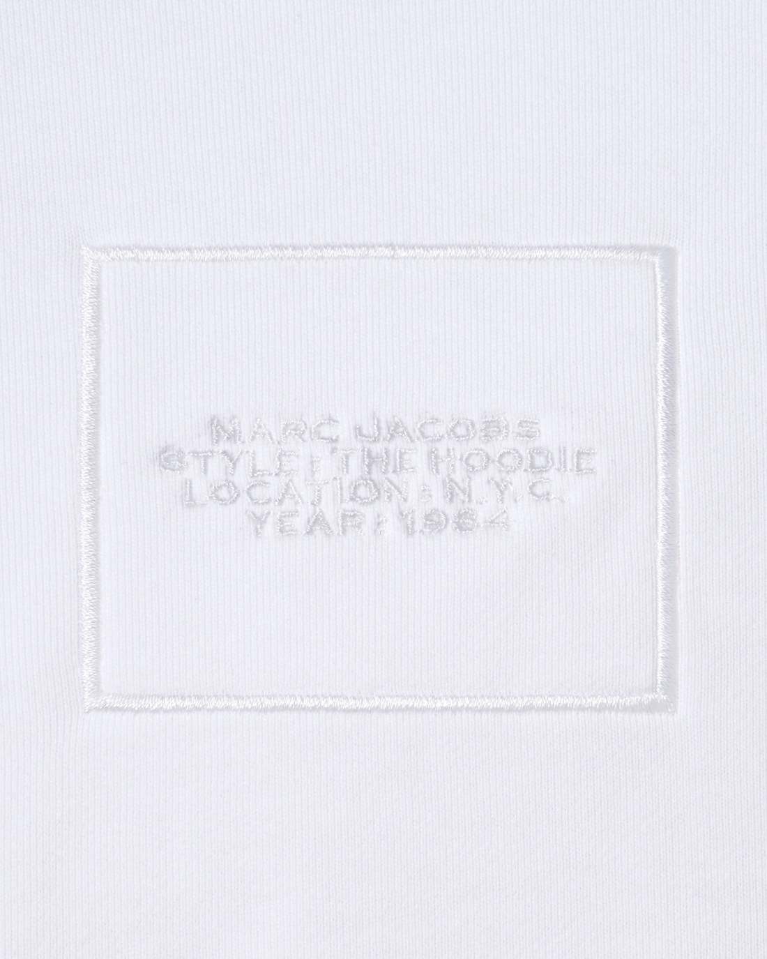 Marc Jacobs The Hoodie White READY TO WEAR