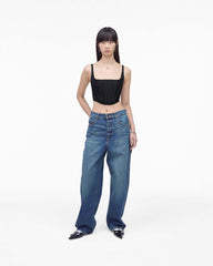 Marc Jacobs The Denim Bustier Black READY TO WEAR