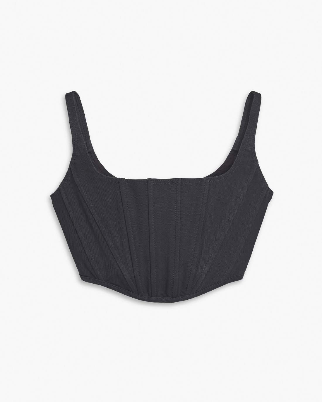 Marc Jacobs The Denim Bustier Black READY TO WEAR