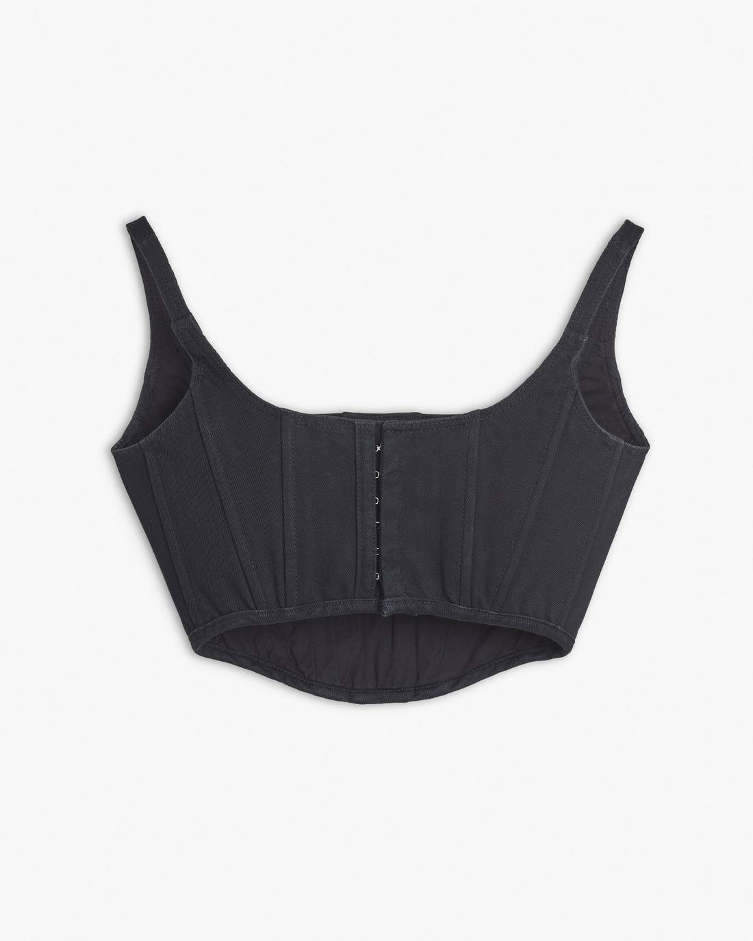 Marc Jacobs The Denim Bustier Black READY TO WEAR