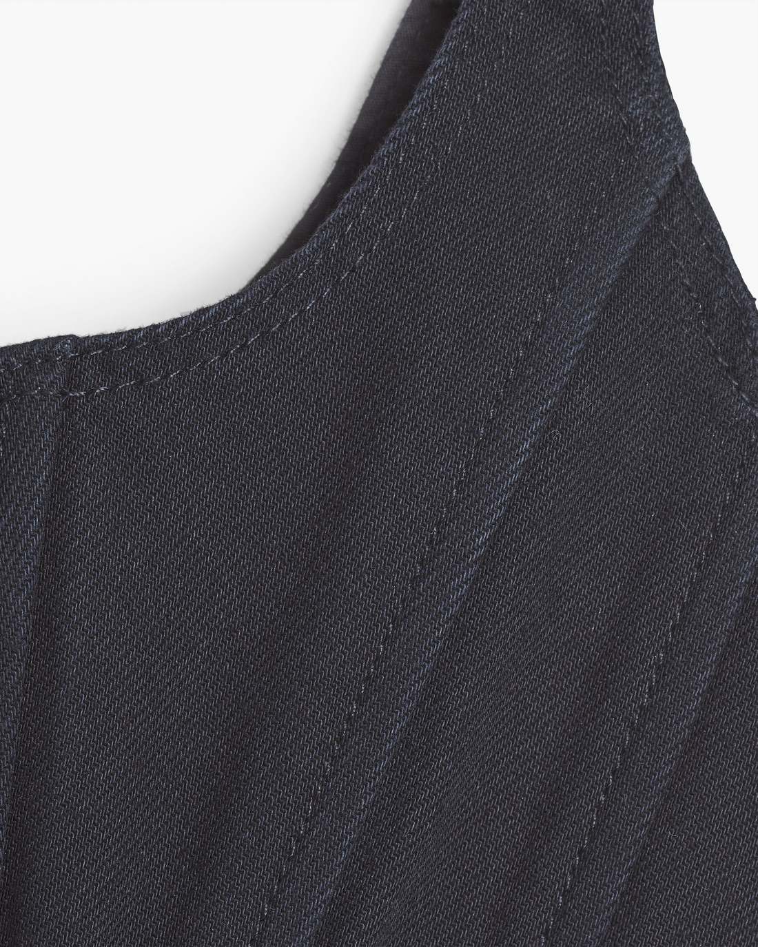 Marc Jacobs The Denim Bustier Black READY TO WEAR