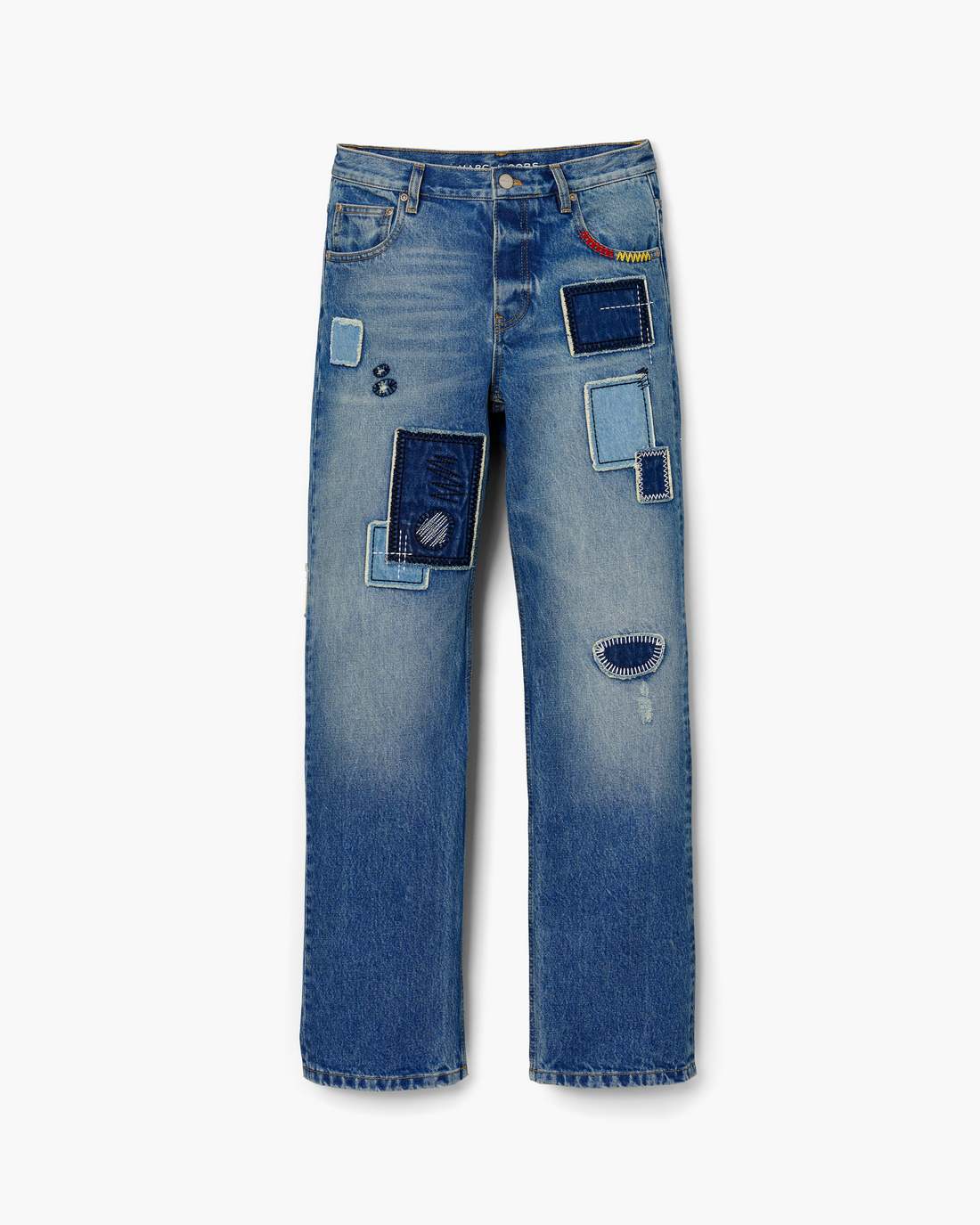 Marc Jacobs Patchwork Straight Jean Bright Indigo READY TO WEAR