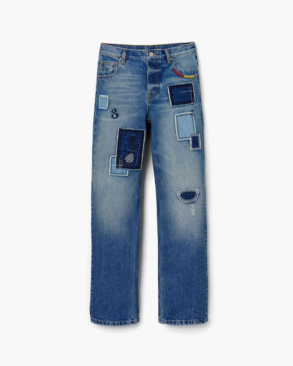 Marc Jacobs Patchwork Straight Jean Bright Indigo READY TO WEAR