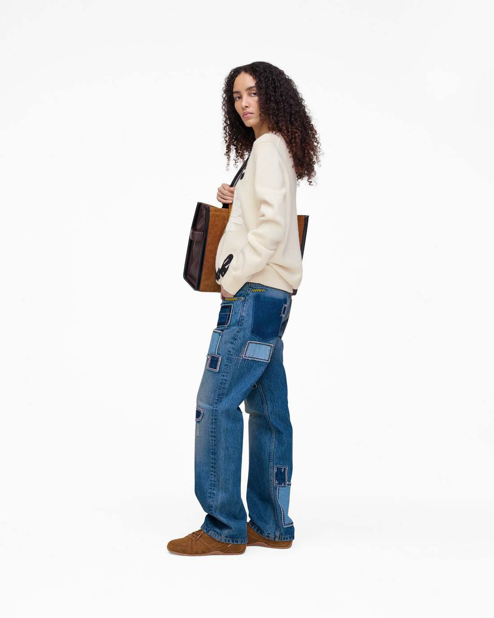 Marc Jacobs Patchwork Straight Jean Bright Indigo READY TO WEAR