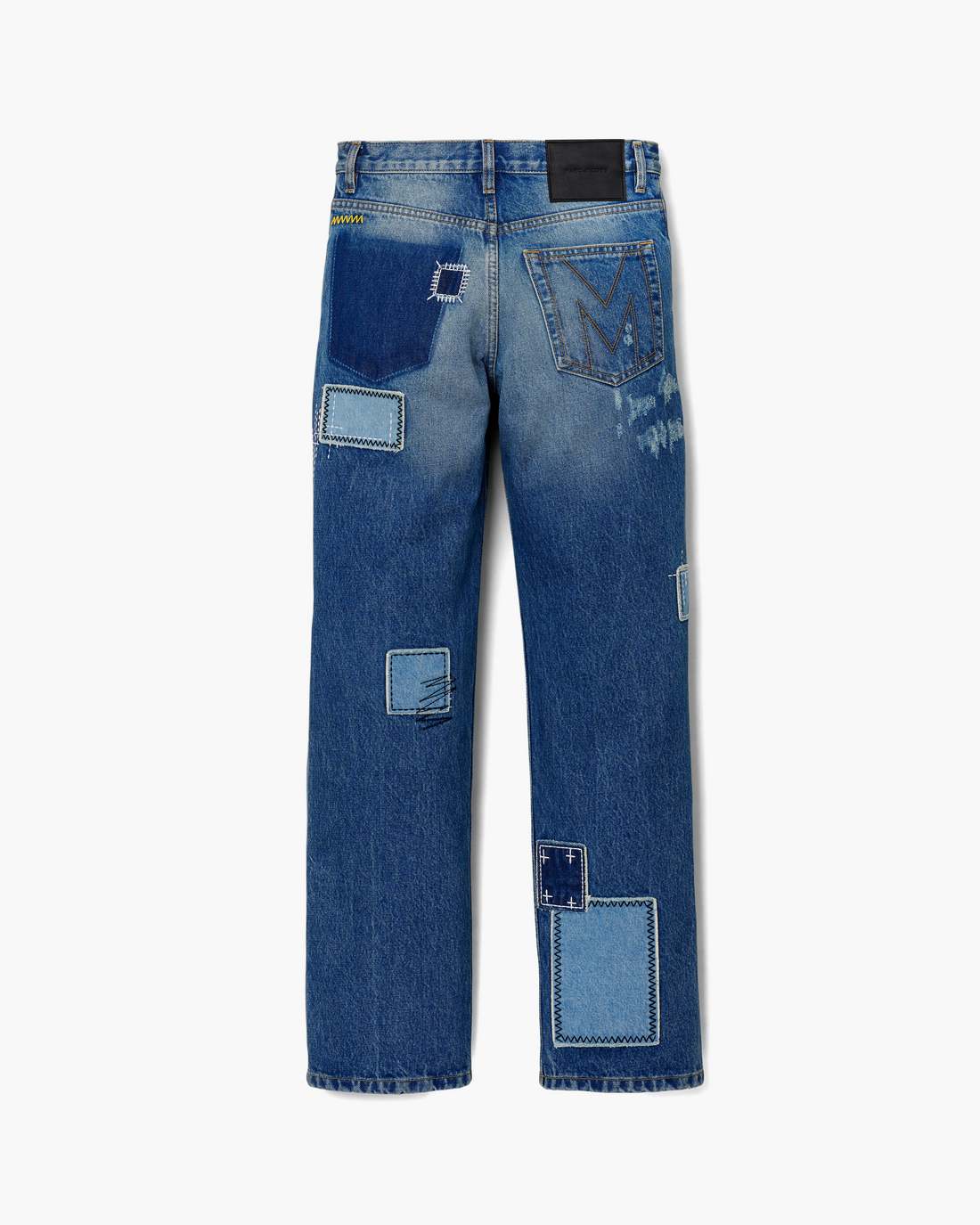 Marc Jacobs Patchwork Straight Jean Bright Indigo READY TO WEAR
