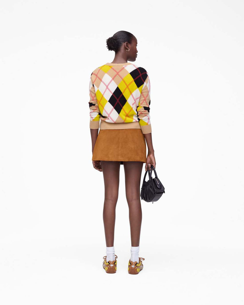 Marc Jacobs Suede Box Pleat Mini Skirt Copper READY TO WEAR|NEW ARRIVALS