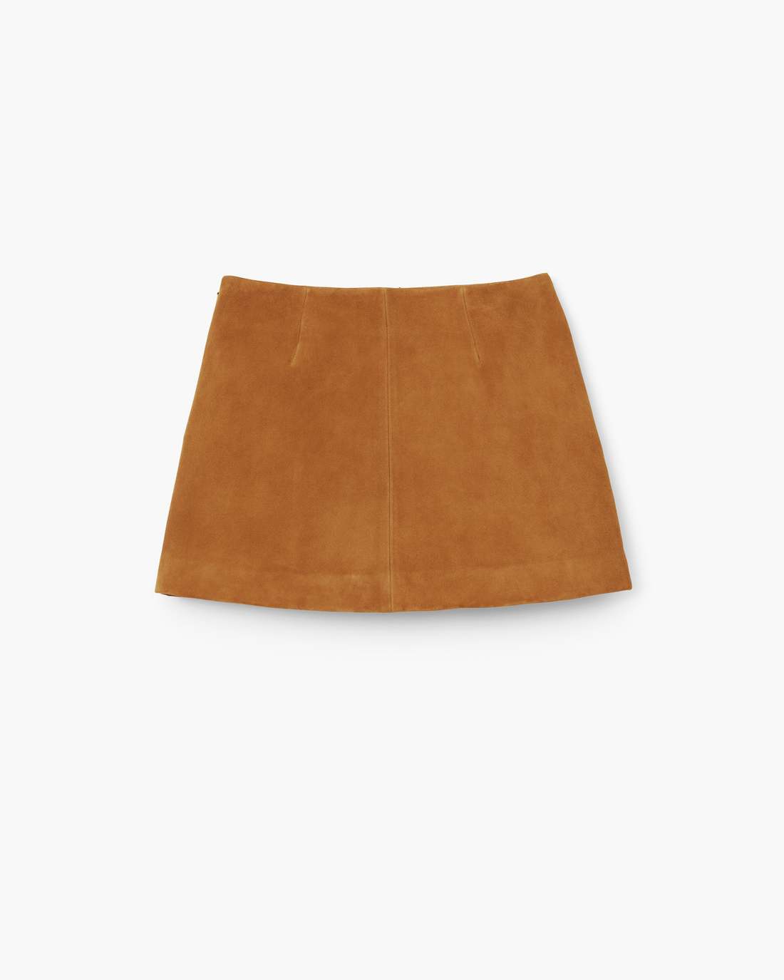 Marc Jacobs Suede Box Pleat Mini Skirt Copper READY TO WEAR|NEW ARRIVALS