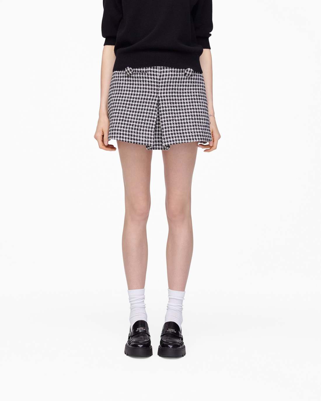 Marc Jacobs Gingham Tweed Mini Skirt Black Multi READY TO WEAR|NEW ARRIVALS