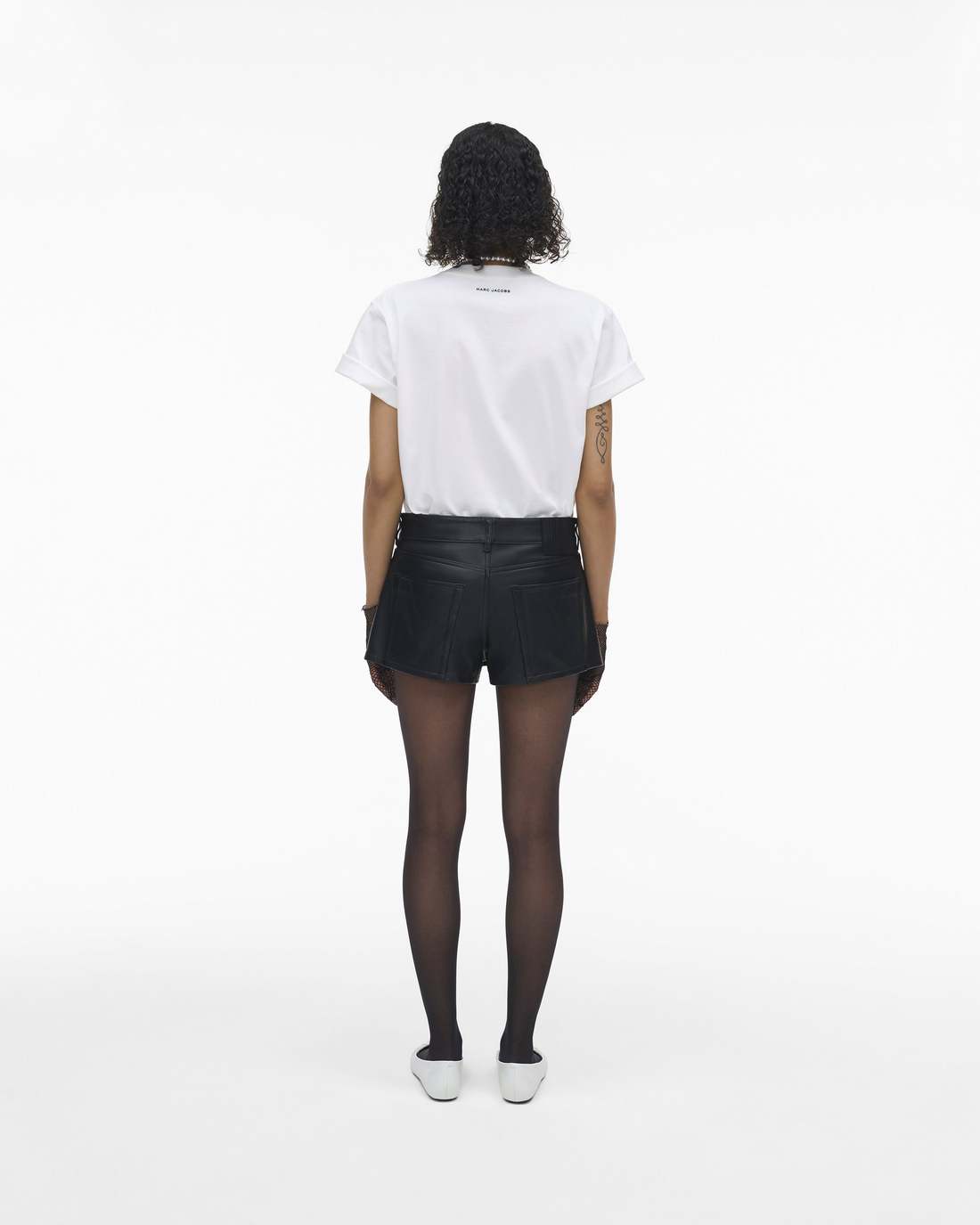 Marc Jacobs The Leather Skort Black READY TO WEAR