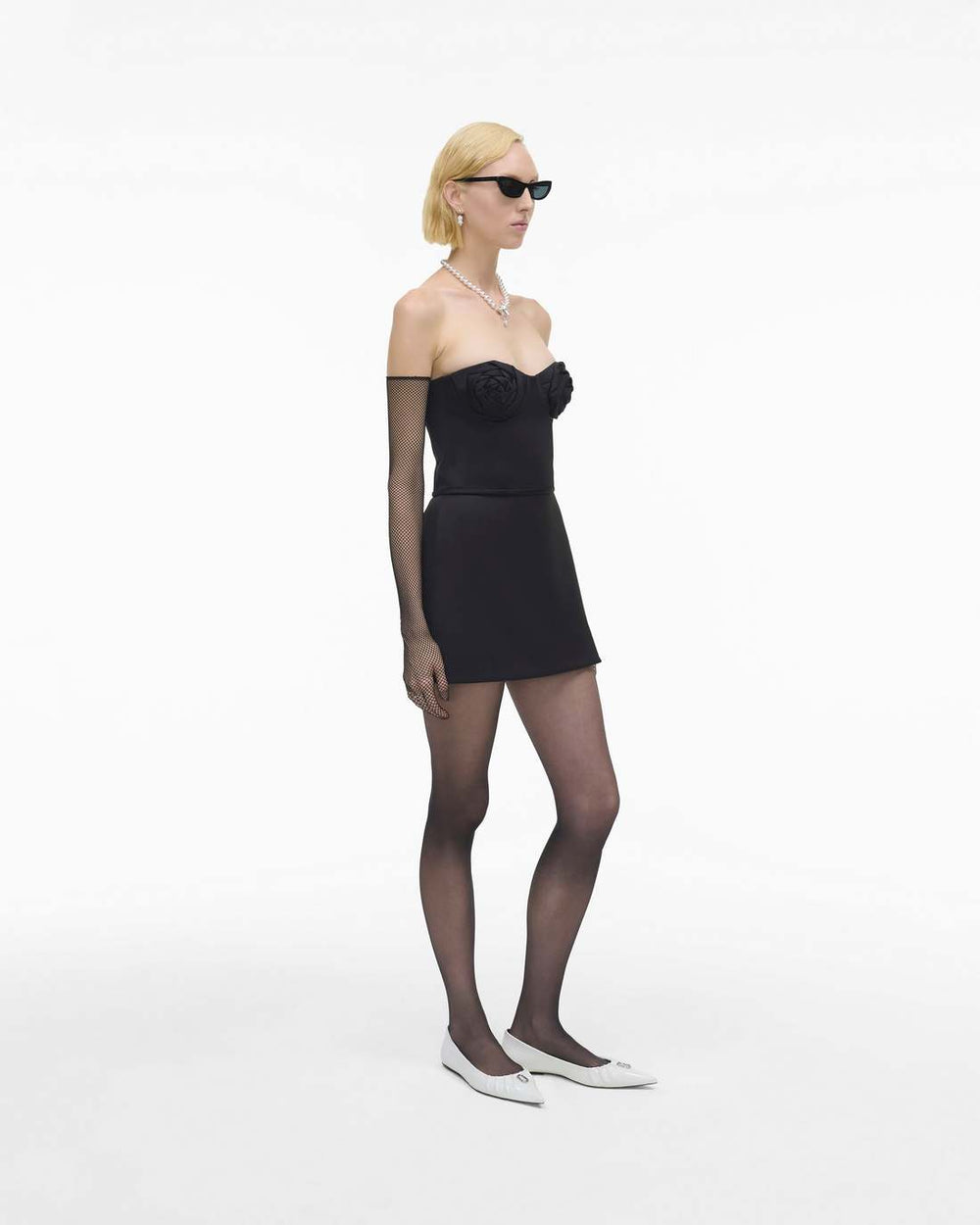 Marc Jacobs The Duchess Satin Skirt Black READY TO WEAR