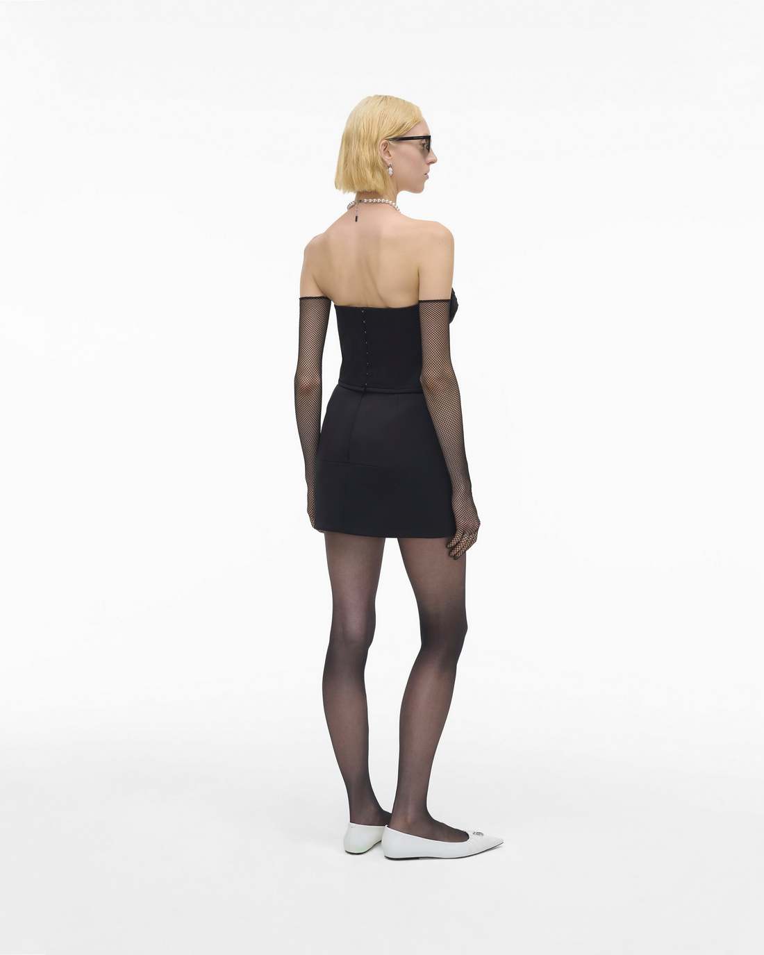 Marc Jacobs The Duchess Satin Skirt Black READY TO WEAR
