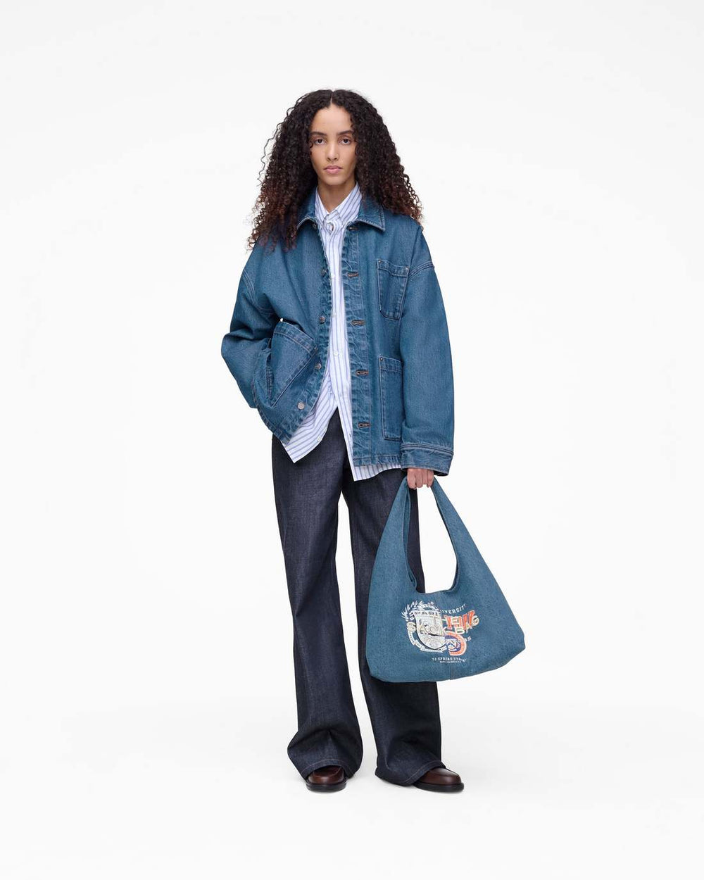 Marc Jacobs The A.P.C. X Marc Jacobs Denim Unisex Jacket Washed Indigo READY TO WEAR