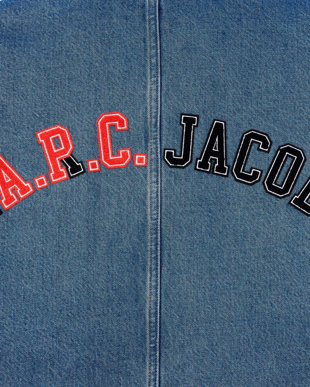 Marc Jacobs The A.P.C. X Marc Jacobs Denim Unisex Jacket Washed Indigo READY TO WEAR