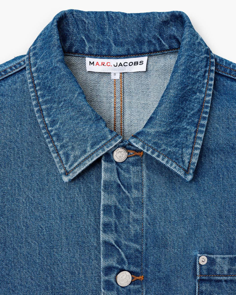 Marc Jacobs The A.P.C. X Marc Jacobs Denim Unisex Jacket Washed Indigo READY TO WEAR