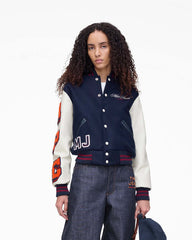 Marc Jacobs The A.P.C. X Marc Jacobs  Varsity Jacket Dark Navy/White READY TO WEAR