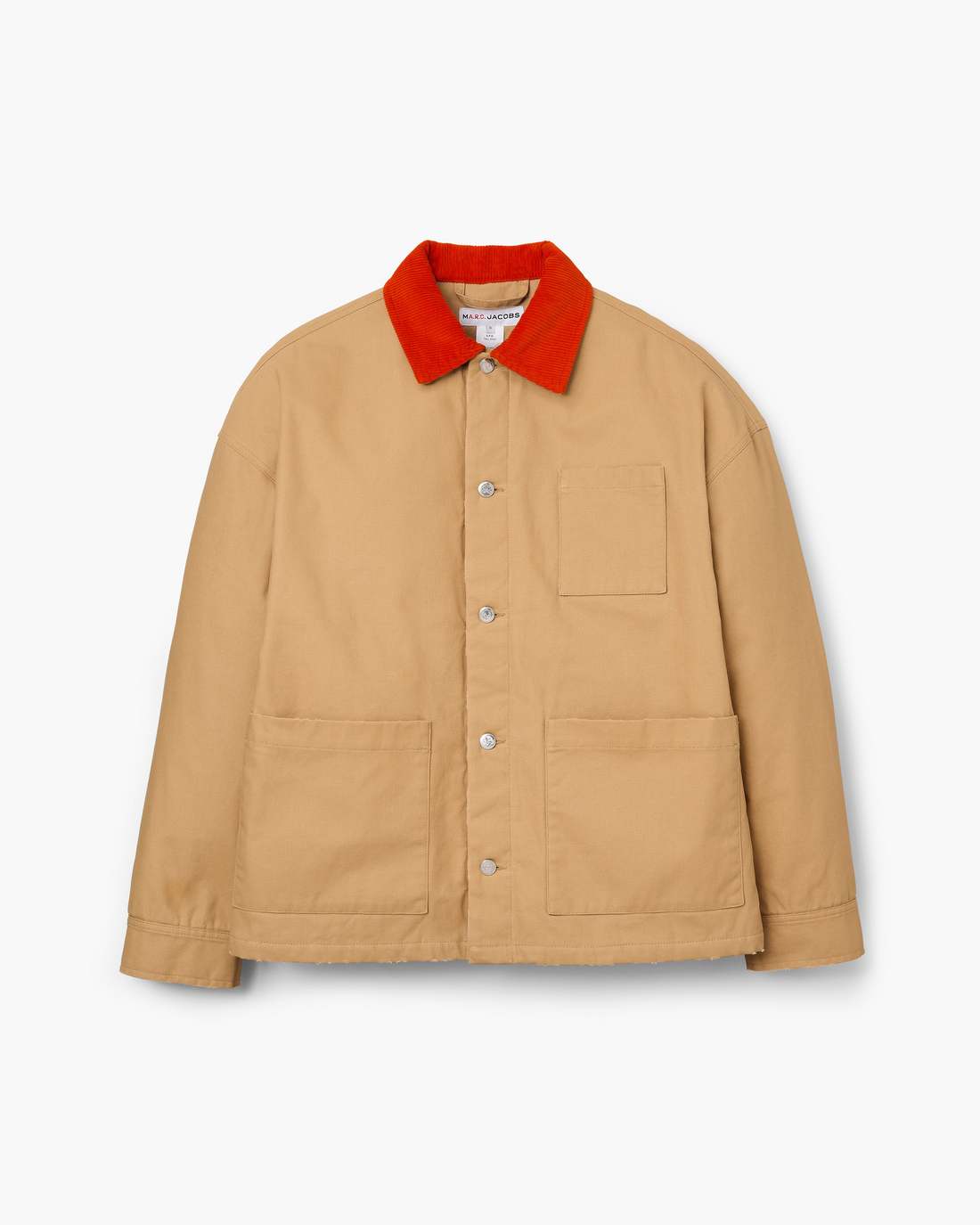 Marc Jacobs The A.P.C. X Marc Jacobs Stoned Canvas Unisex Jacket Camel READY TO WEAR
