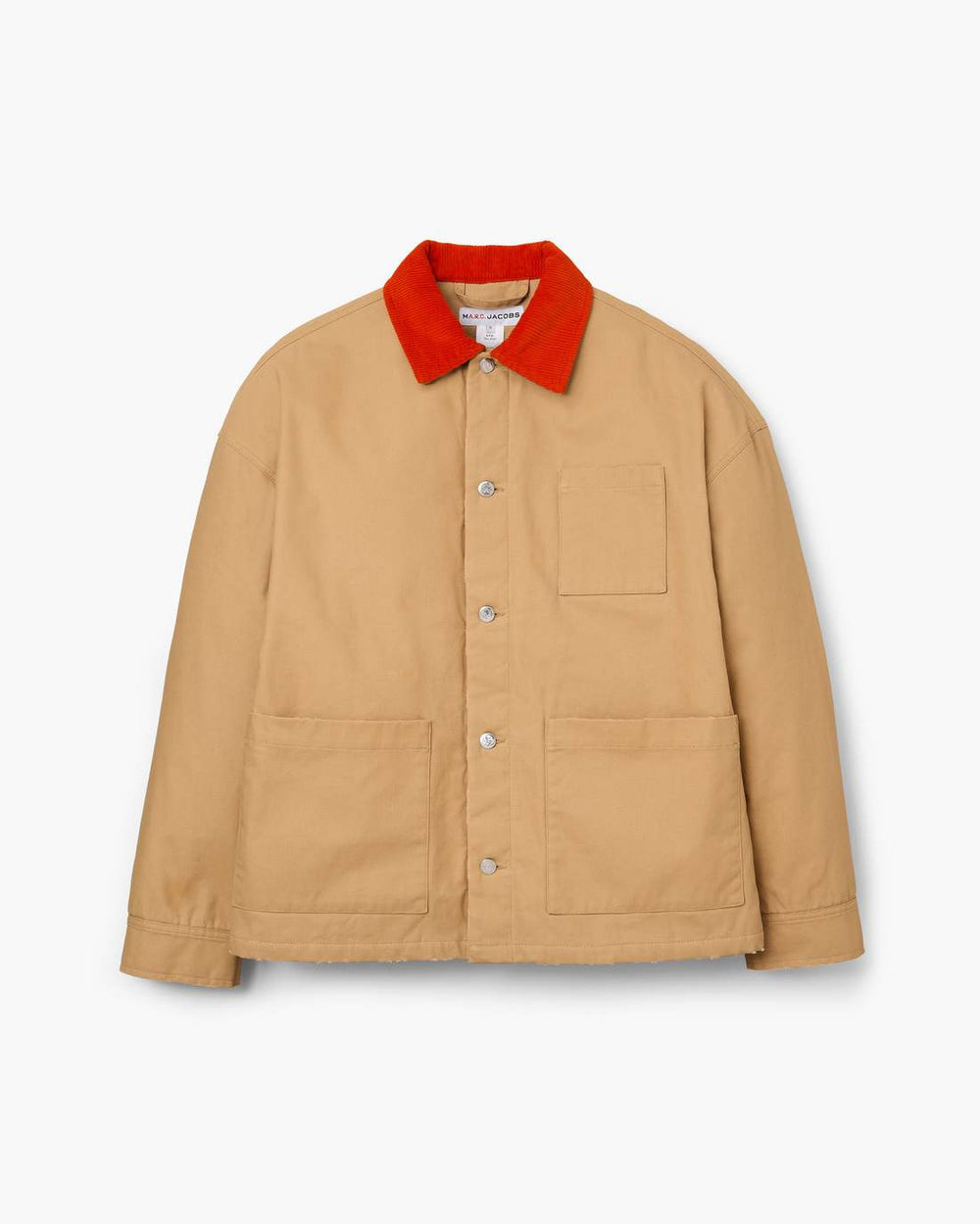 Marc Jacobs The A.P.C. X Marc Jacobs Stoned Canvas Unisex Jacket Camel READY TO WEAR