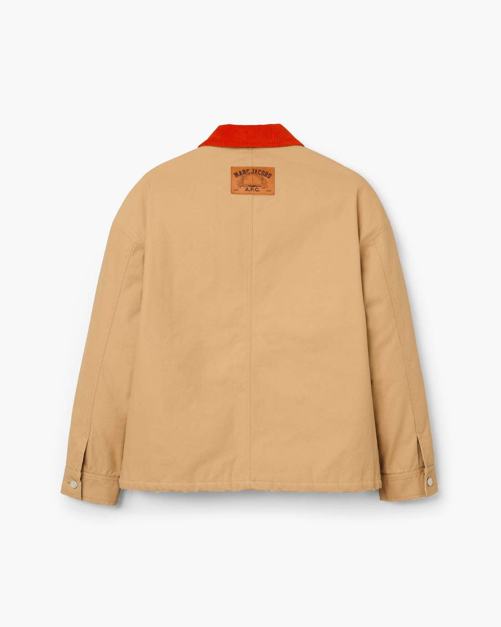 Marc Jacobs The A.P.C. X Marc Jacobs Stoned Canvas Unisex Jacket Camel READY TO WEAR