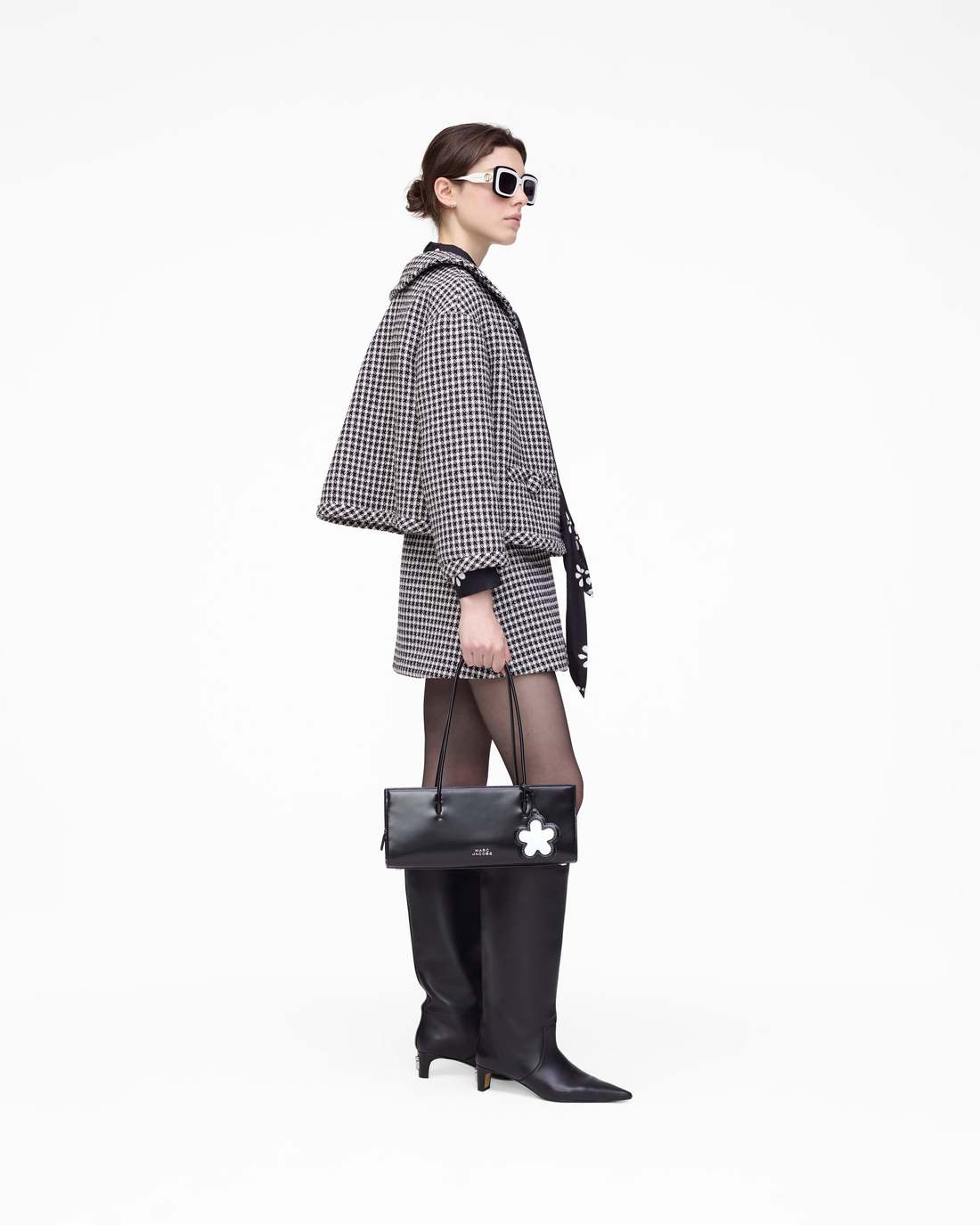 Marc Jacobs Gingham Tweed Jacket Black Multi READY TO WEAR|NEW ARRIVALS