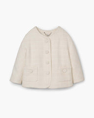 Marc Jacobs Tweed Backwards Lady Jacket Ivory READY TO WEAR