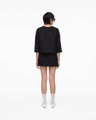 Marc Jacobs Tweed Backwards Lady Jacket Black READY TO WEAR
