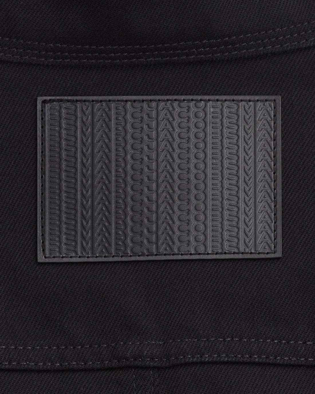 Marc Jacobs The Fluted Denim Jacket Black READY TO WEAR
