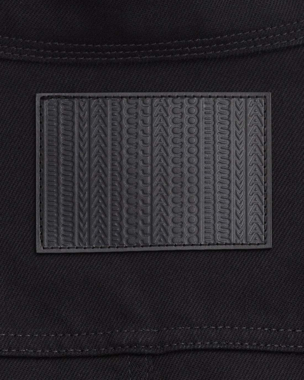 Marc Jacobs The Fluted Denim Jacket Black READY TO WEAR