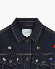 Marc Jacobs The Charm Denim Jacket Blue READY TO WEAR