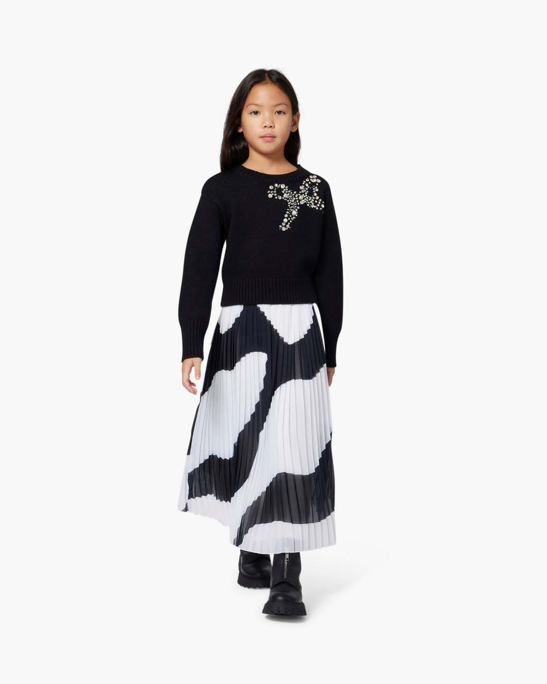 Marc Jacobs The Gem Bow Sweater Black READY TO WEAR