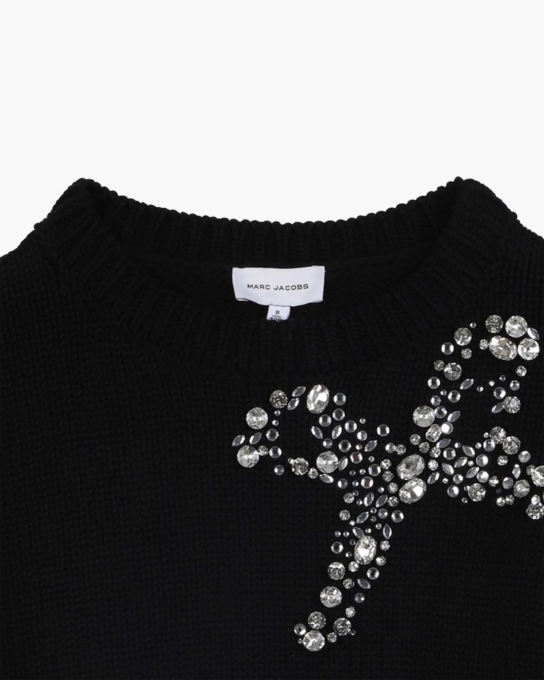 Marc Jacobs The Gem Bow Sweater Black READY TO WEAR