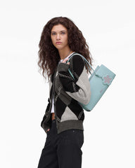 Marc Jacobs The Glam Mirror Satchel Sky Blue NEW ARRIVALS