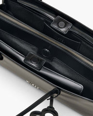 Marc Jacobs The Glam Mirror Satchel Black NEW ARRIVALS